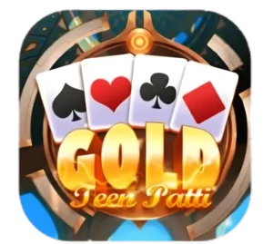 3 Patti Gold app interface showing Teen Patti gameplay, chips balance, and online multiplayer table